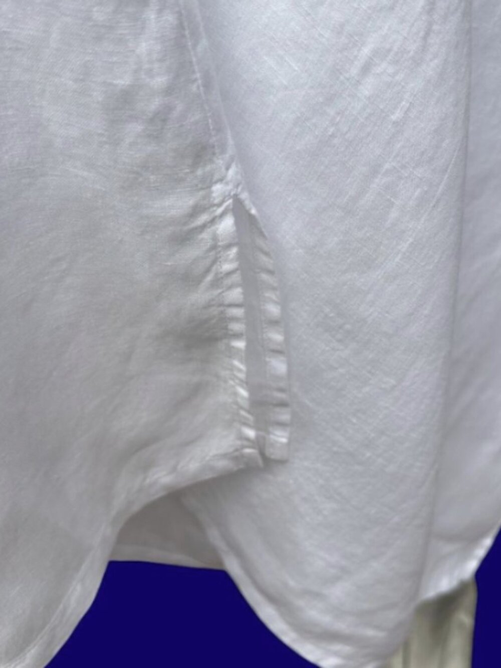 Eileen Fisher Linen Sleeveless Funnel Nk Blouse Size L - Picture 4 of 4